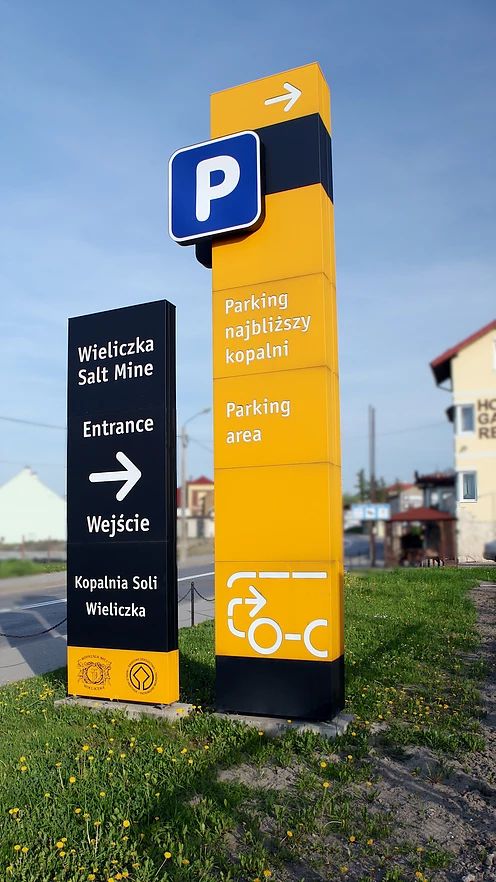 Parking Area Entrance Pylon Sign