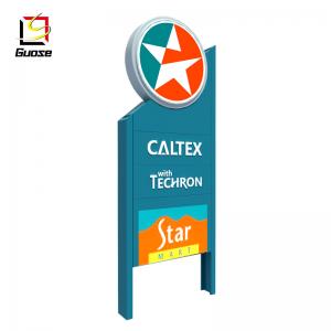 البنزين pylon تسجيل مع caltex أدى سعر محطة الغاز أدى تخصيص