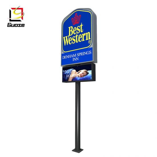 Outdoor LED high brightness advertising gas station price tower signs display